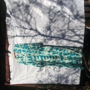 Notori xl nightgown blue and white